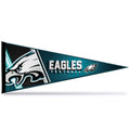 Rico Industries Nfl Football Philadelphia Eagles Primary 12'' X 30'' Felt Wall D  Cor Pennant - Great For Home/Bed Room/Man Cave