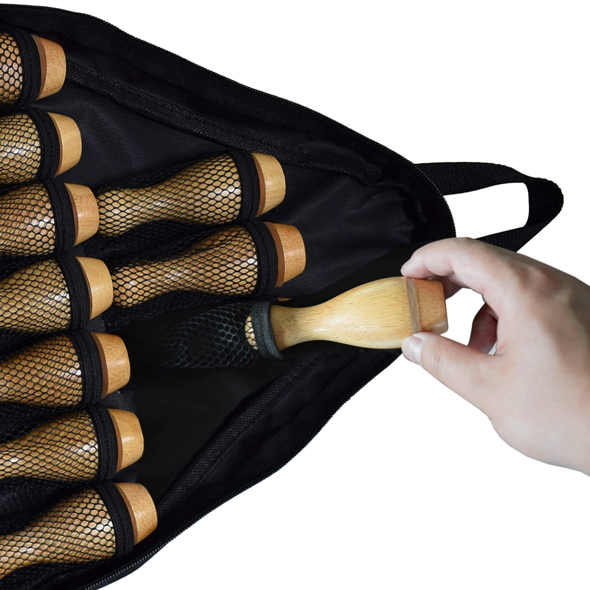 Hathaway Shuffleboard Bowling Pin Set