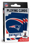 Masterpieces Family Games - NFL New England Patriots Playing Cards - Officially Licensed Playing Card Deck for Adults, Kids, and