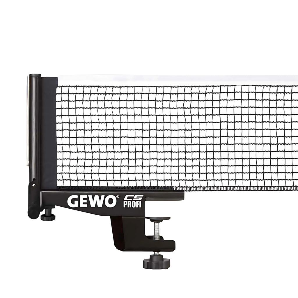 Gewo Cs Profi Table Tennis Net - Professional Table Tennis Net For Table Tennis Table - Solid Metal Set With Height Adjustment S