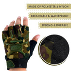 Lagarto Half Finger Children'S Motorcycle Gloves - Sports Half Gloves Cycling Gloves Small Kids Exercise Gloves Skating Gloves -