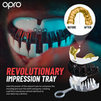 Opro Instant Custom-Fit Mouth Guard, Dentist Mouthguard, Revolutionary Fitting Technology For Ultimate Comfort, Protection & Fit
