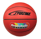 Sportime Gradeball Rubber Minchi Basketball, 11 Inches, Red