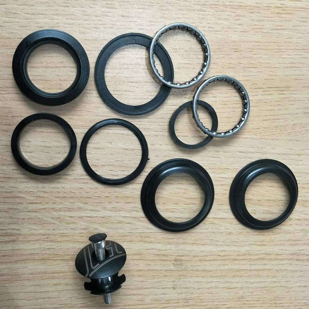 Farbetter 1-1/8'' Heavy Duty Headset Top Cap Bearings, 34Mm/ 44Mm Diameter Threadless Stem Tapered Sealed Bmx Bearing Nuts (44Mm