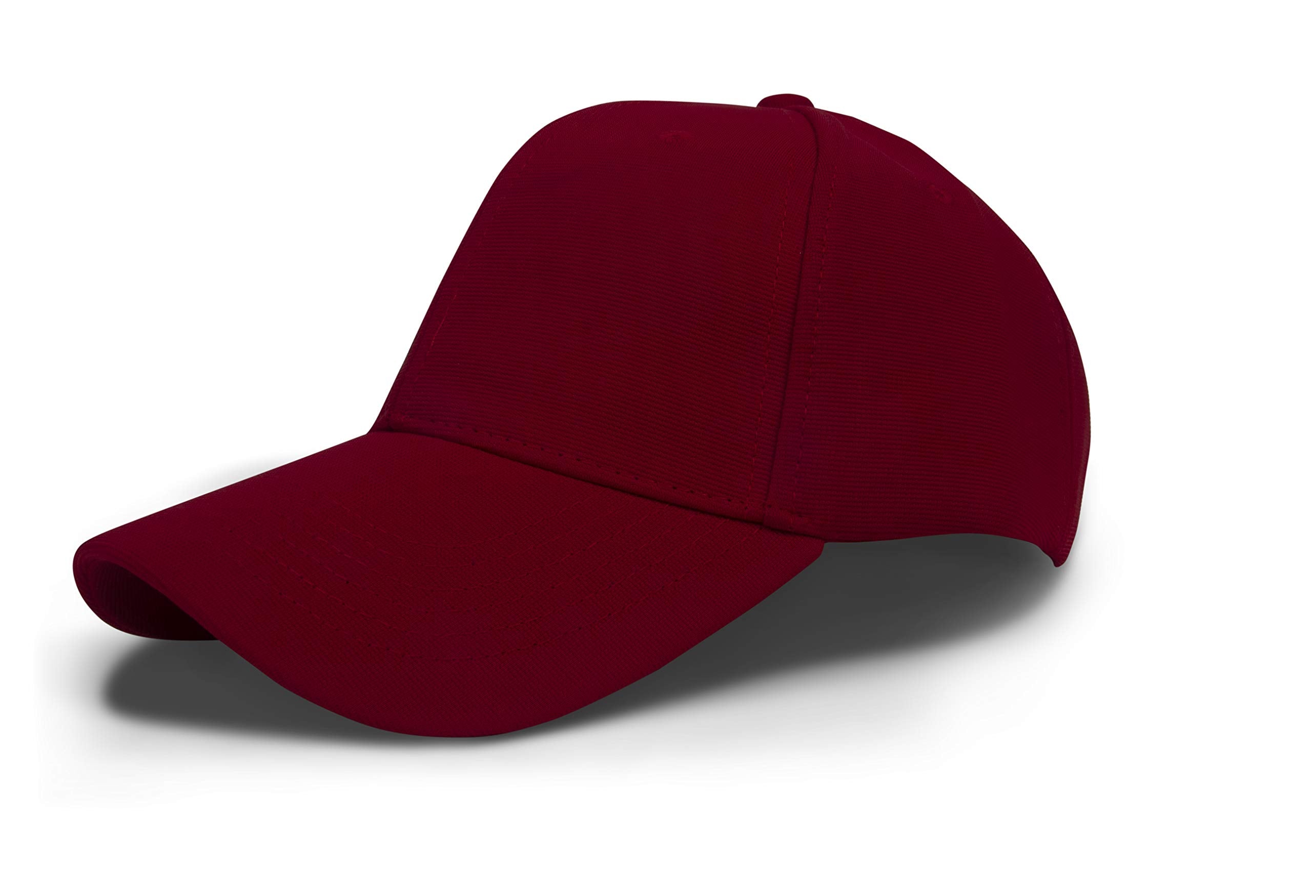 Aavjo , Polyester Baseball Head Cap For Men  Plain With Buckle  Red