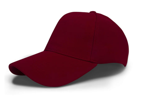 Aavjo , Polyester Baseball Head Cap For Men  Plain With Buckle  Red