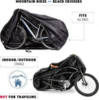 Team Obsidian | Outdoor Storage Or Travel Cover For 1 Bike, Large Bike Cover, Ebike Accessories, Bicycle Cover, Heavy Duty, Elec