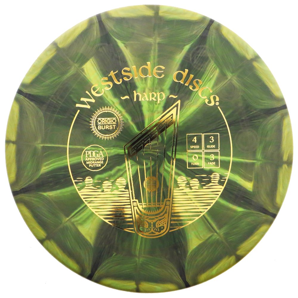 Westside Discs Origio Burst Harp Putter Golf Disc [Colors May Vary] - 173-176G