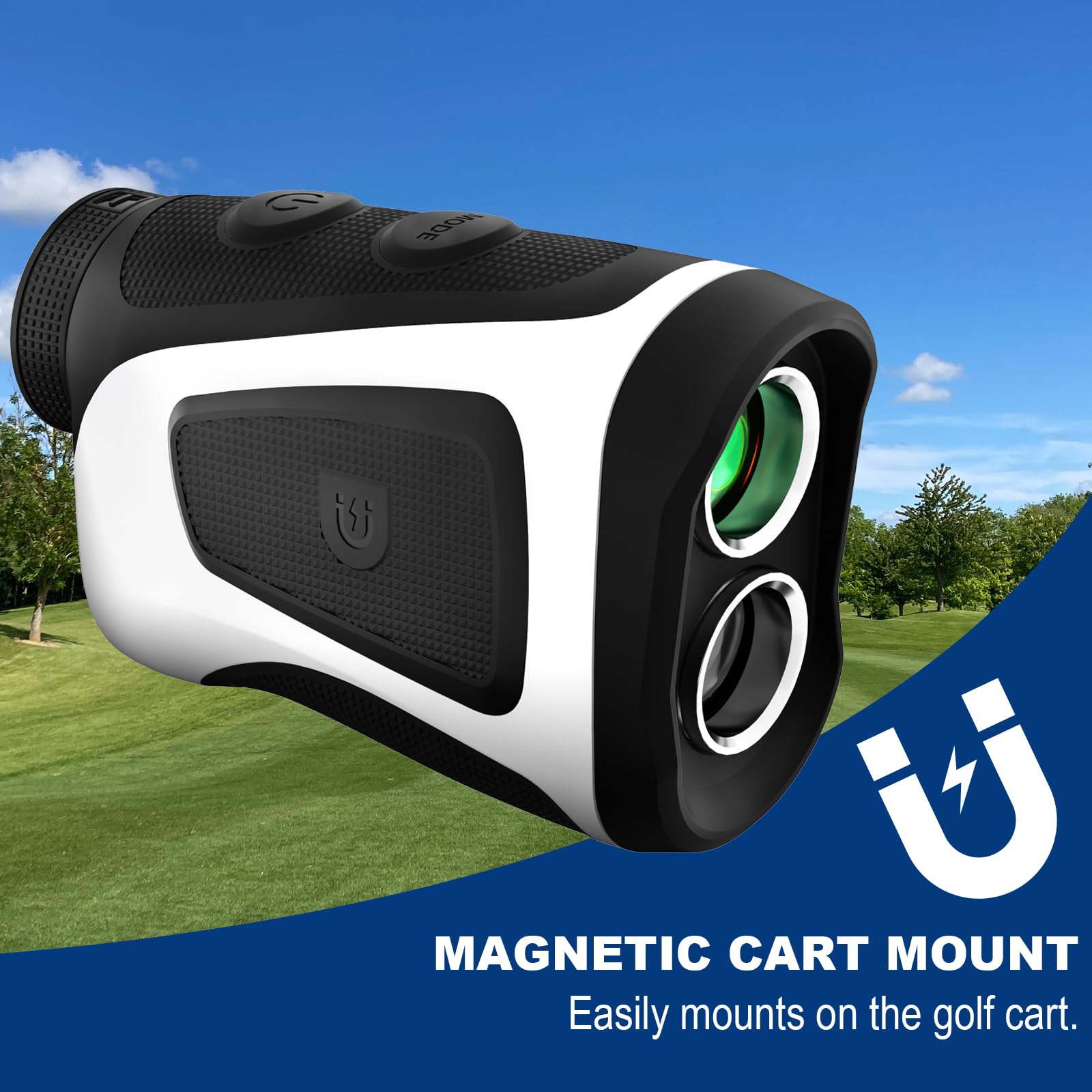 Golf Rangefinder Jiehome X3 660Yds Rangefinder With Slope Switch For Tournament Legal, Rechargeable Laser Range Finders With Mag