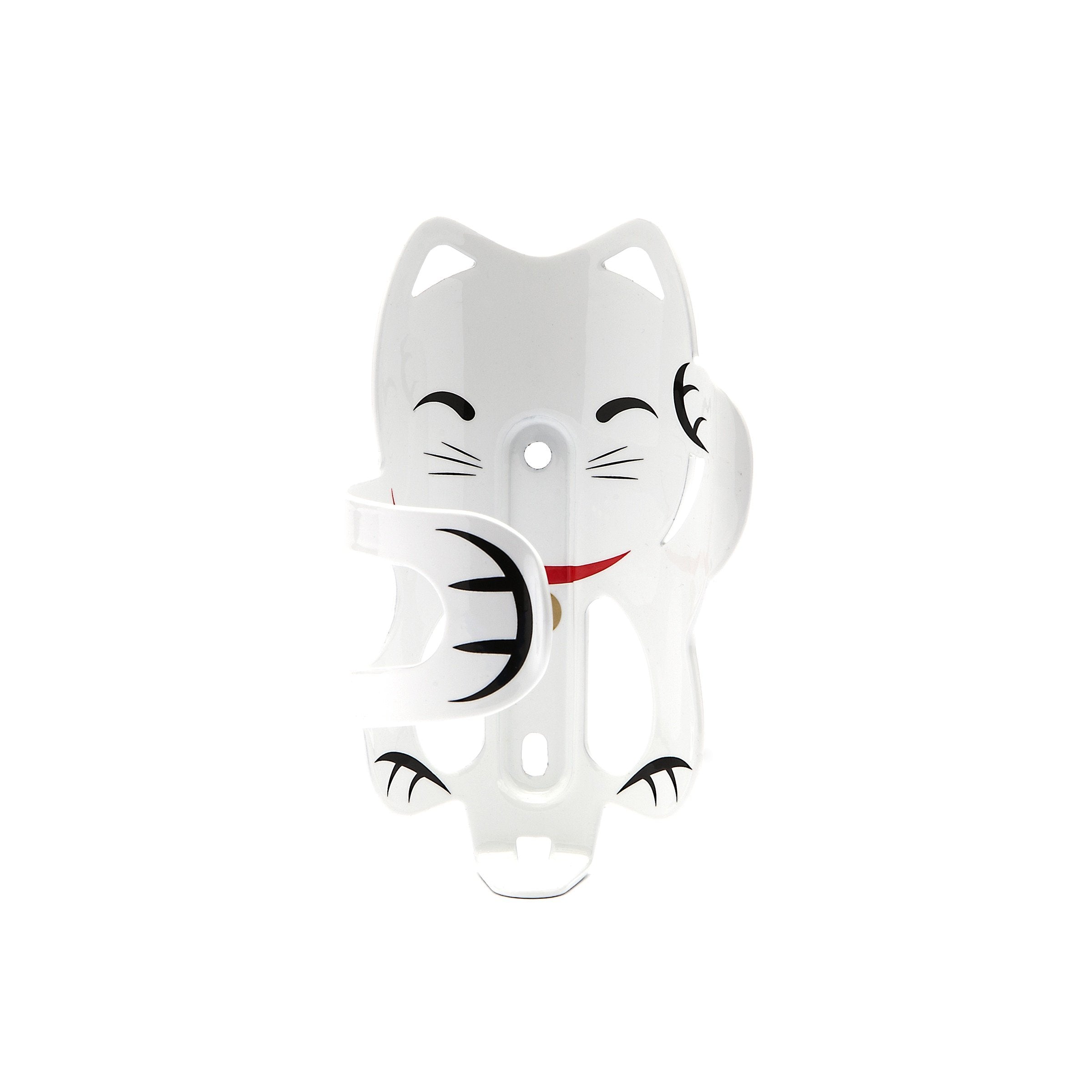 Portland Design Works  Lucky Cat Cage  Bicycle Water Bottle Cage, White