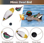 Fingig 2 Pcs Mottled Mallard Mandarin Duck Dummy Bumper Toys For Hunting Retriever Dog Training, Dog Retriever Outdoor Training