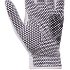 Gh Womens Leather Golf Gloves One Pair - Plain Both Hands (White, 19 (S))