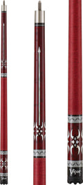 Viper by GLD Products Sinister 58 2-Piece Billiard/Pool Cue, Burgundy with Pearlized Inlay, 18 Ounce,50-1353-18