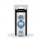 Team Golf Ncaa North Carolina Tar Heels 3 Golf Ball Pack Regulation Size Golf Balls, 3 Pack, Full Color Durable Team Imprint