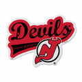 Rico Industries Nhl New Jersey Devils Distressed Shape Cut Pennant - Home And Living Room D  Cor - Soft Felt Ez To Hang