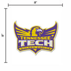 Rico Industries Ncaa Tennessee Tech Golden Eagles Primary Shape Cut Pennant - Home And Living Room D  Cor - Soft Felt Ez To Hang