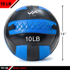 Jfit Wall Ball, 10 Lb, Blueblack