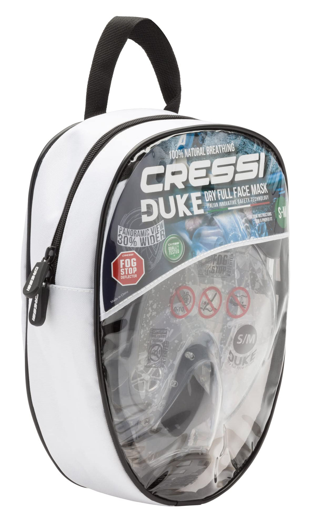 Cressi Duke Dry, Black/Lime, M/L