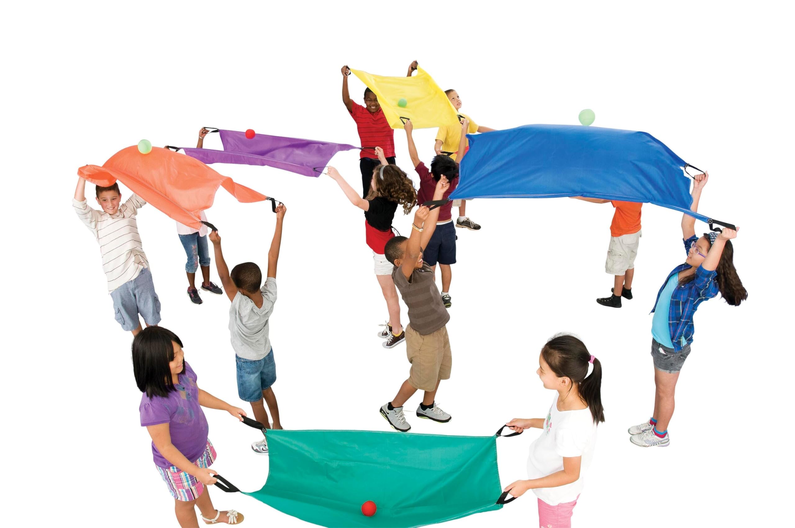 Parachute - 2 Person - Set Of 6 - Sportime