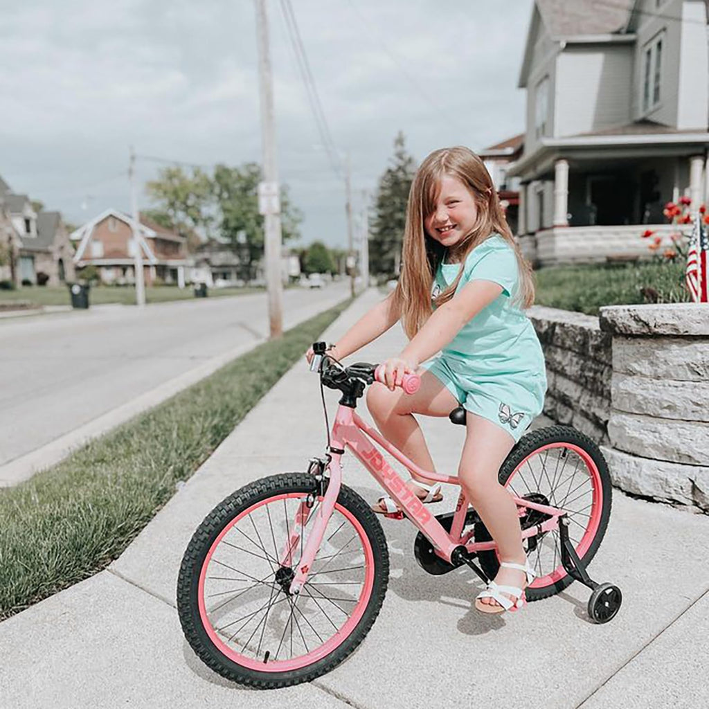 Joystar 20 Inch Girls Bike With Training Wheels For 6-12 Years Old Children 20'' Kids Bikes Kids Mountain Bicycle For Early Ride