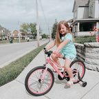 Joystar 20 Inch Girls Bike With Training Wheels For 6-12 Years Old Children 20'' Kids Bikes Kids Mountain Bicycle For Early Ride