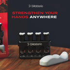 Daddario Accessories Hand Exerciser-Improve Dexterity And Strength In Fingers, Hands, Forearms- Adjust Tension Per Finger- Simul