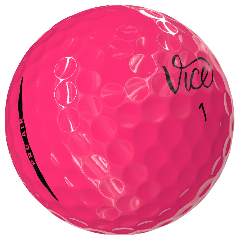 Vice Pro Air Golf Balls (2025 Model) (Pink)