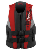 O'Neill Youth Reactor Uscg Life Vest, Coal/Red/Flint, 1Sz