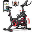 DMASUN Exercise Bike, Silent Magnetic Resistance Stationary Bike for Home with App Compatible, 330 LBS Capacity, Indoor Bike wit