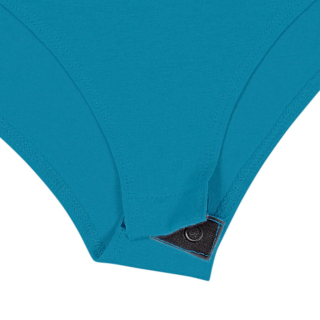 Natural Uniforms Long Sleeve Body Suit (Teal, Xx-Large)