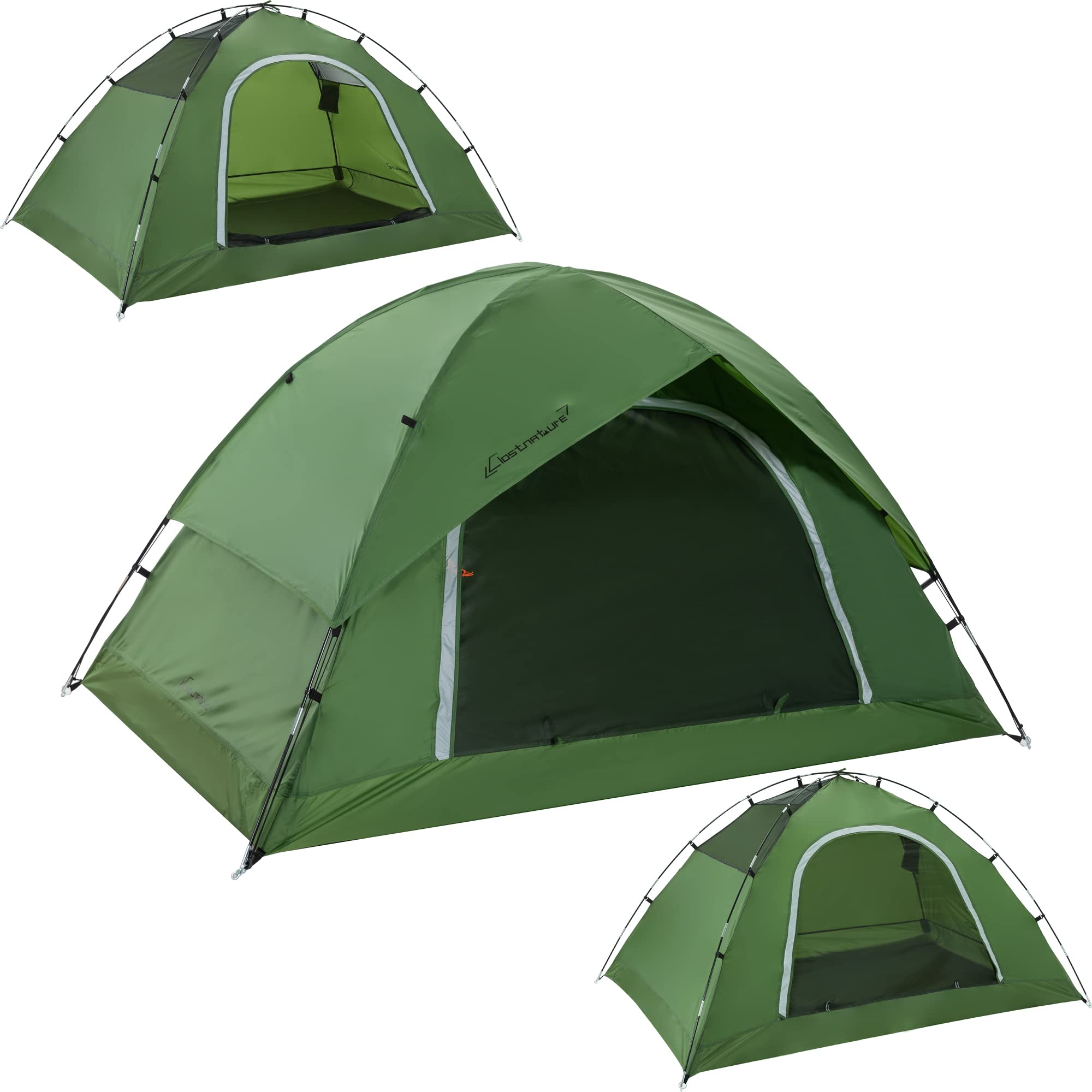 Camping Tent for 2 Person, 4 Person, 6 Person - Waterproof Two Person Tents for Camping, Small Easy Up Tent for Family, Outdoor,
