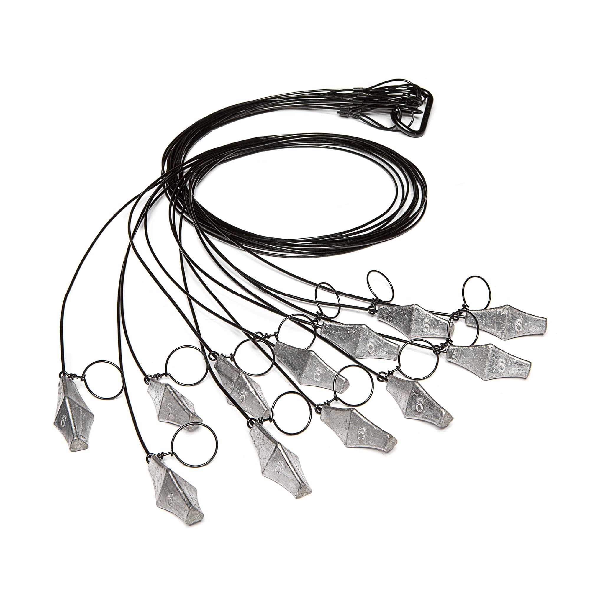 RigEm Right Waterfowl Pre-Rigged Xtreme Tangle Free Texas Rig Decoy Anchors for Duck Hunting (54 Length, 6-oz Weights)