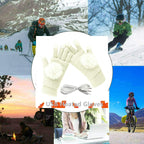 Womens & Mens Usb Heated Gloves Mitten Winter Hands Warm Laptop Gloves, Pom Pom Knitting Hands Full & Half Heated Fingerless Hea