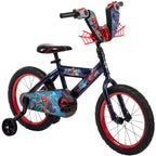 Huffy Marvel Spiderman 16 Inch Kid'S Bike, Ideal For Ages 4-6 Years Old, Training Wheels Included, Quick Connect Assembly, Fun A