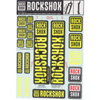 Rockshox Decal Kit, 30/32Mm, Yellow Color Matching
