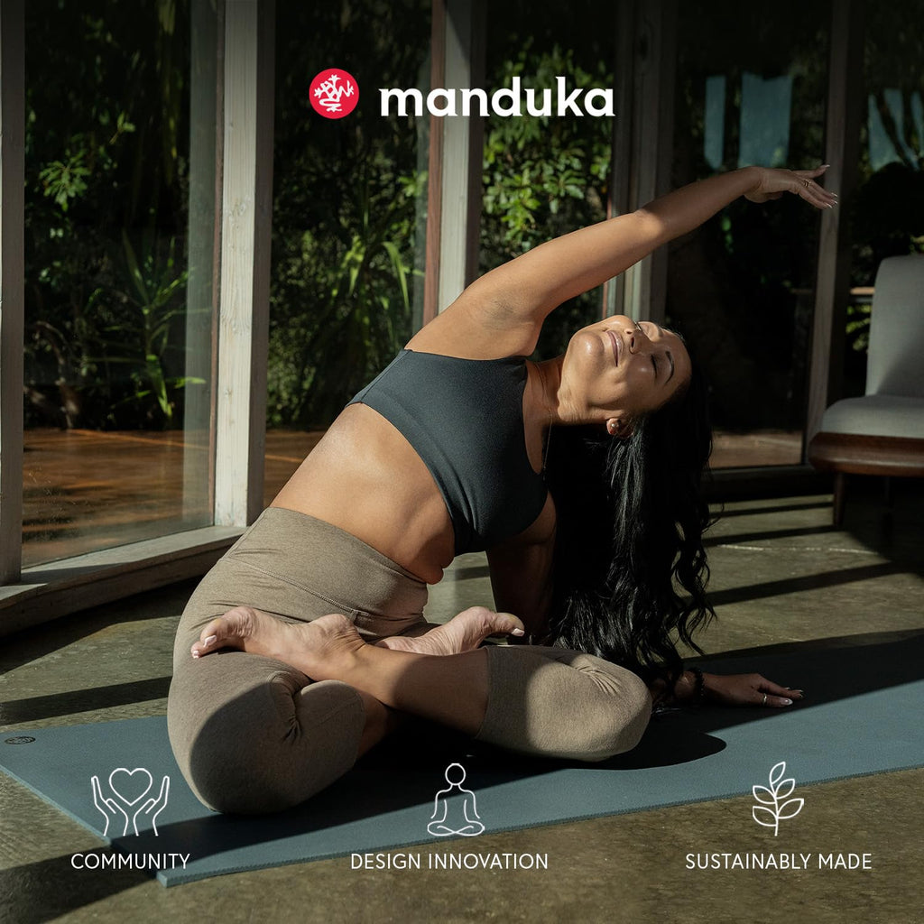 Manduka Enlight Rectangular Yoga Bolster, Midnight