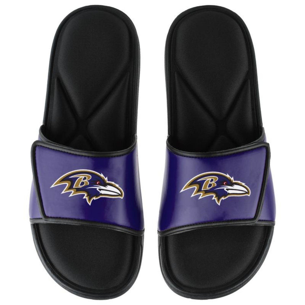FOCO Baltimore Ravens NFL Mens Foam Sport Slide - XL