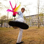 Baitaihem 6 Pack Kick Shuttlecock Chinese Jianzi Colorful Feather Foot Sports Outdoor Toy Game