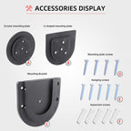 Cyeelife Dartboard Bracket Hanging Dartboards Professional,Dart Board Accessories,Black