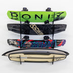 Storeyourboard Adjustable Wakeboard Storage Rack, 4 Board Wall Mount Display