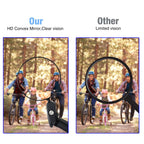 Lwpitty Bike Mirrors 2Pcs Bar End Bicycle Mirrors For Handlebars Bicycle Cycling Lightweight Rear View Mirrors, Safe Rearview Mi