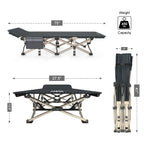 Atorpok Camping Cot For Adults Comfortable, Tent Folding Cot For Sleeping, Lightweight Folding Bed With Carry Bag For Kids Suppo