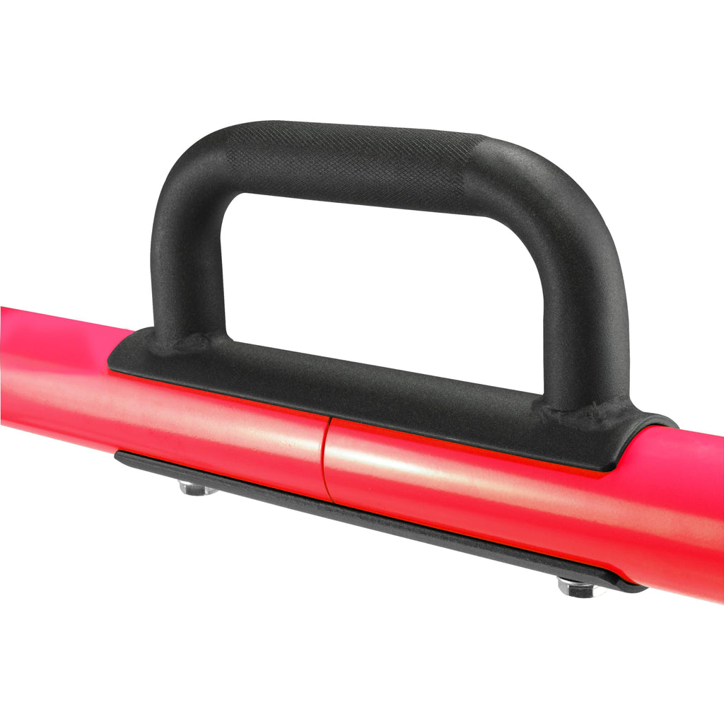 Cap Barbell Deluxe Open Trap Bar, Hex Bar, Shrug Bar, Deadlift Bar For Olympic And Standard Plates - Red