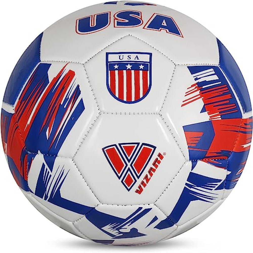 Vizari National Team Soccer Balls / Country Ball - USA White