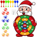 Christmas Party Games, Santa with 12 Sticky Balls, Christmas Games, Christmas Party Supplies Indoor Outdoor Decorations