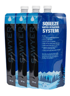 Sawyer Products Sp113 Squeezable Pouch For Squeeze And Mini Water Filtration Systems, 32-Ounce, 3-Pack
