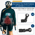 Triwonder Bike Stem 25.4 31.8 Adjustable 60 Degree 90Mm 110Mm 130Mm Bike Handlebar Extender Stem Riser Bicycle Handle Bar Extens