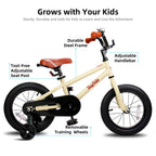 Joystar 12 Inch Kids Bike For 2 3 4 Years Boys Girls Gifts Bikes Child Toddler Bicycle With Training Wheels Bmx Style 85% Assemb