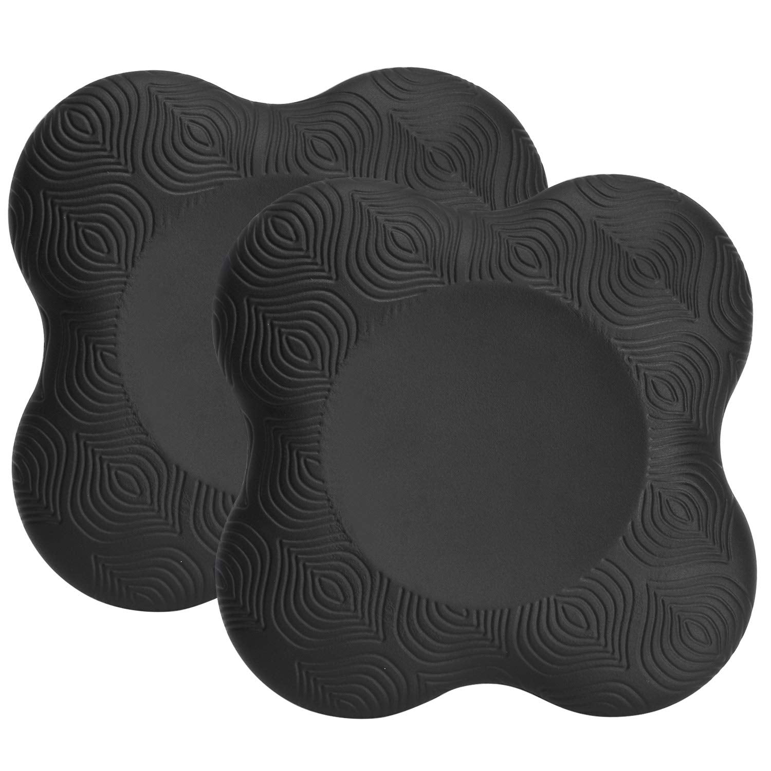 TOBWOLF 2PCS Yoga Knee Pad, Soft Foam Yoga Kneeling Mat, Non Slip Pilates Support Pad, Workout Balance Cushion for Protecting An