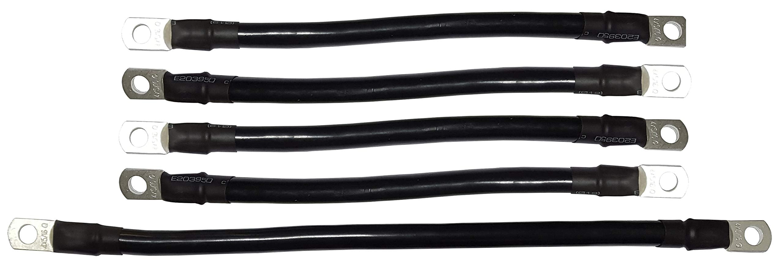 Ezgo Txt 1994-Up Medalist Txt Golf Cart Battery Cable Set (4 Gauge)